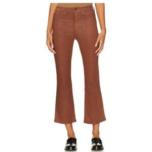 Pistola Lennon high rise cropped boot- coated cognac